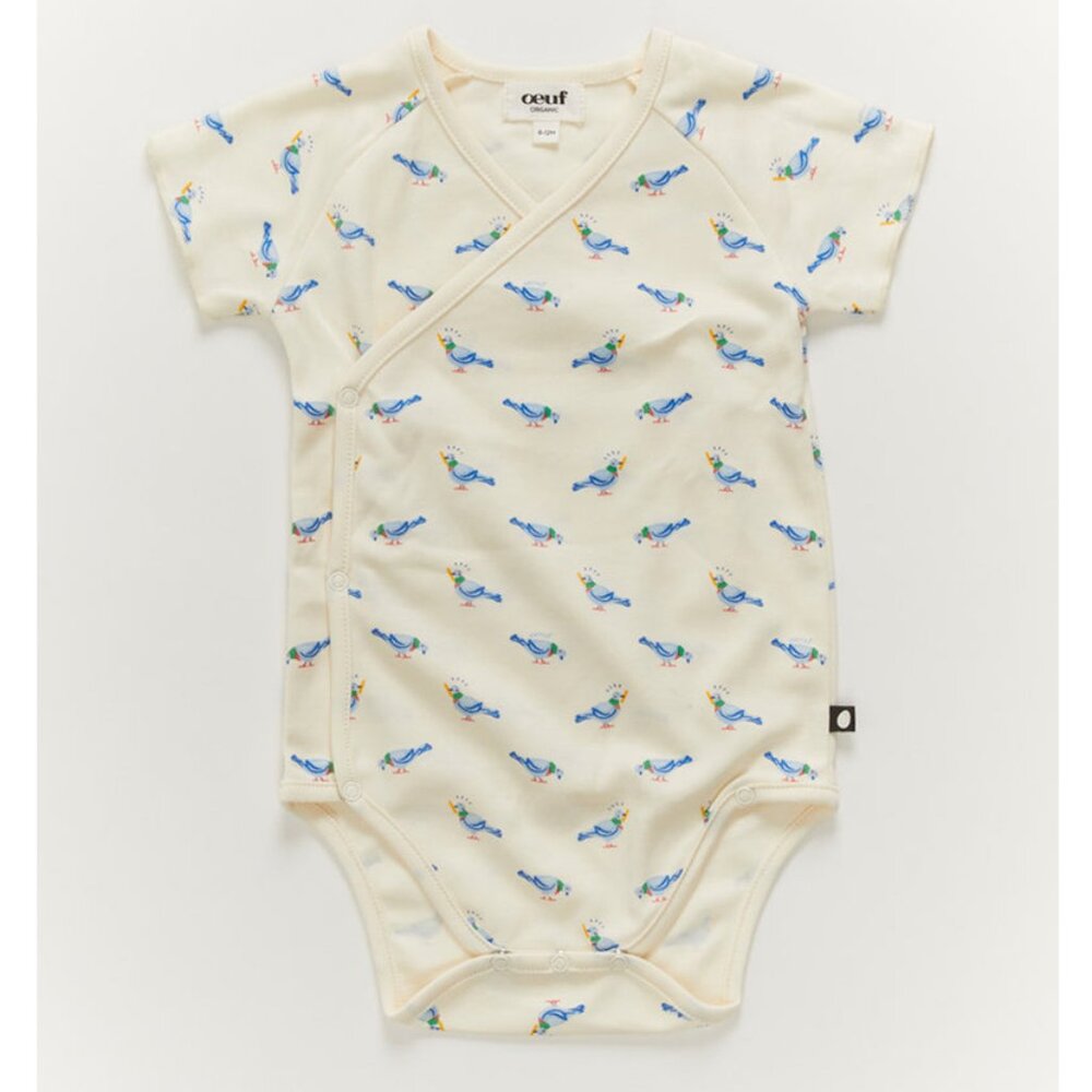 Oeuf Baby Pigeons Print Onesie - 12-18 months